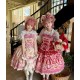 Starry Fantasy Ode To The Strawberry Blouse JSK OP and Sets(Reservation/3 Colours/Full Payment Without Shipping)